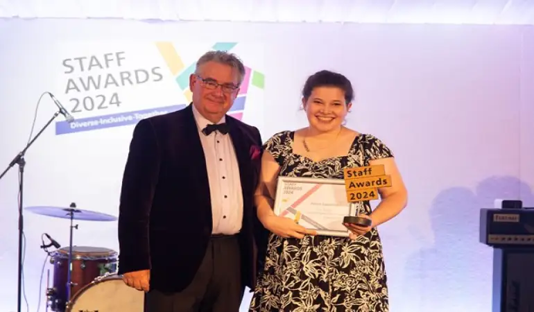 Speech Therapist wins award