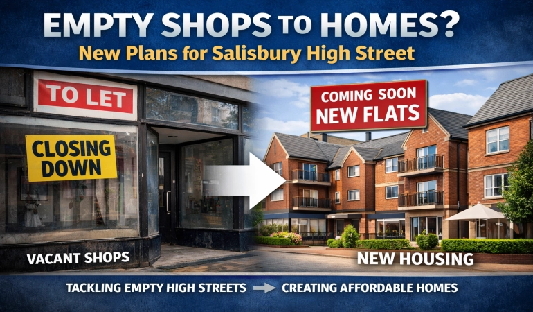 Empty Shops Could Become Homes