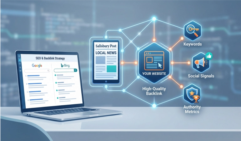 The Crucial Role of SEO for Google and Bing and Leveraging the Salisbury Post for Backlinks