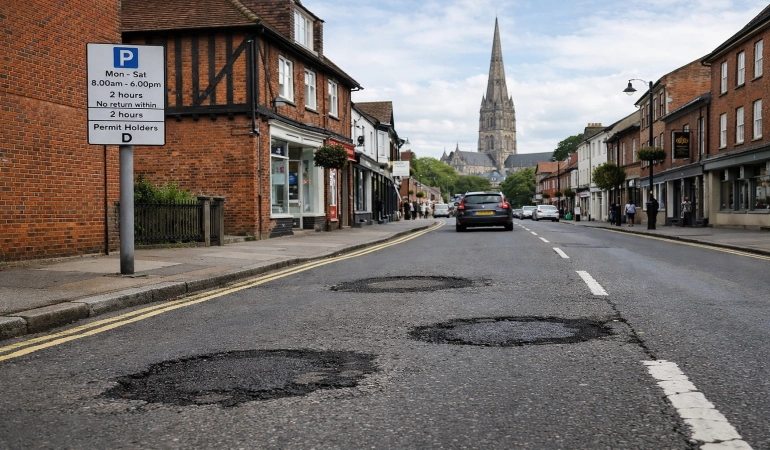 Salisbury Faces Significant Changes: Parking Hikes, Infrastructure Progress, and Pothole Battles