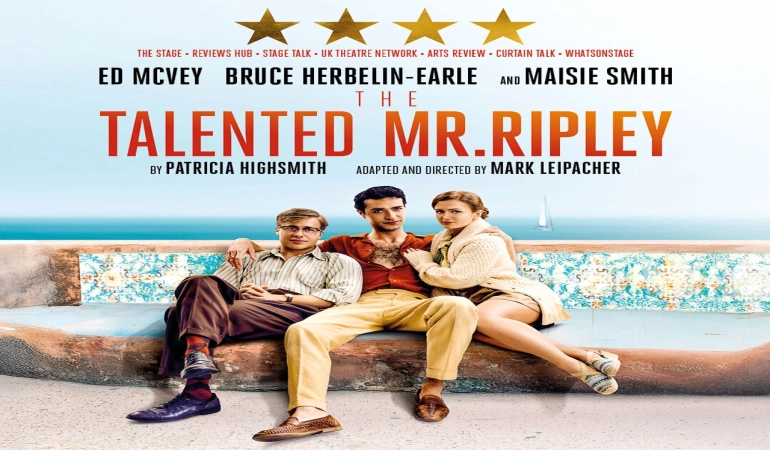Critically acclaimed stage adaptation of The Talented Mr Ripley is coming to Salisbury Playhouse!