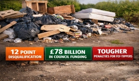 UK Government Proposes Driving Licence Points for Fly-Tipping Offenders