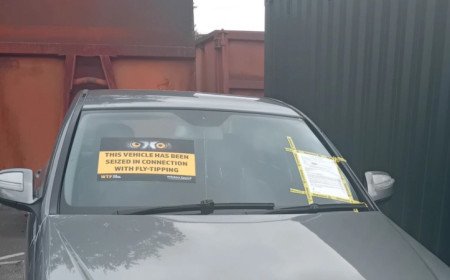 Fly-tipper’s vehicle seized and set for public display before being crushed
