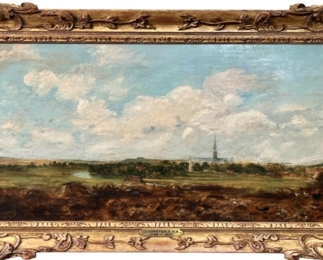 John constable painting returns to salisbury for first public display in 200 years