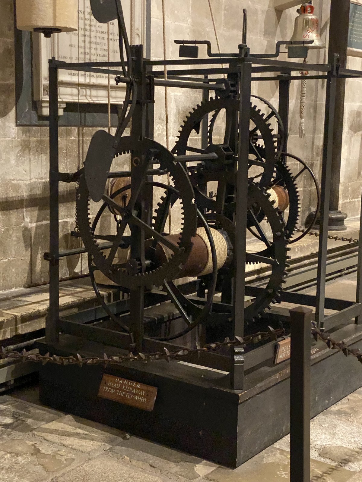 Salisbury Cathedral is home to the world's oldest working mechanical clock