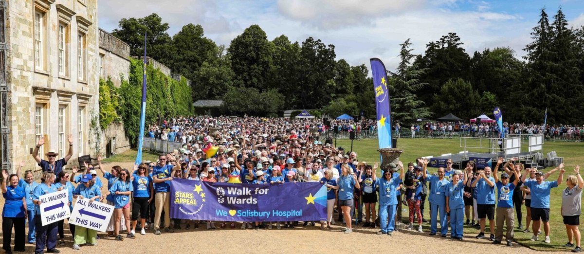 Record 2,210 walkers raise more than £100,000 for Salisbury Hospital at Walk for Wards 2026