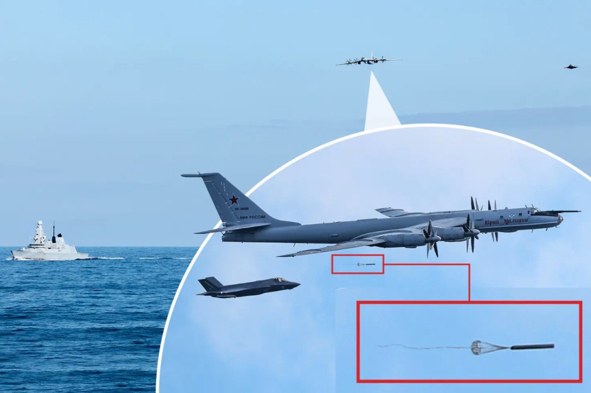 RAF jets intercept Russian warplane after it approaches Royal Navy carrier
