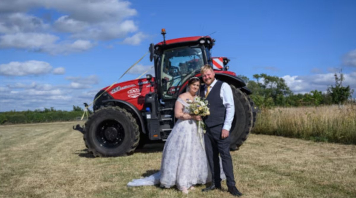 Clarkson's Farm star Kaleb Cooper marries long-term partner Taya