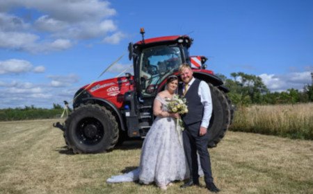 Clarkson's Farm star Kaleb Cooper marries long-term partner Taya