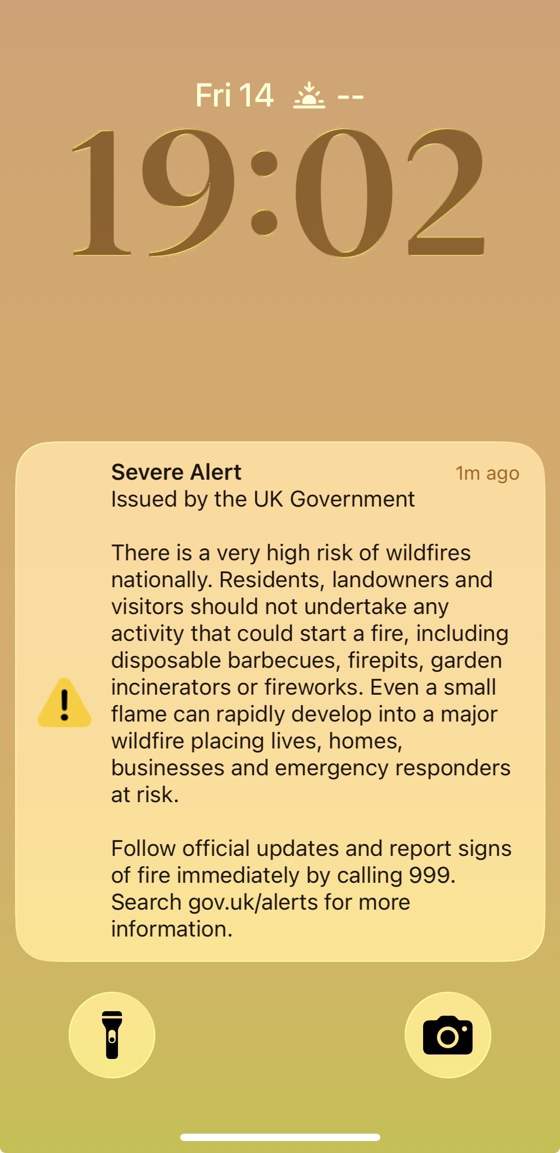Emergency Alert to mobile