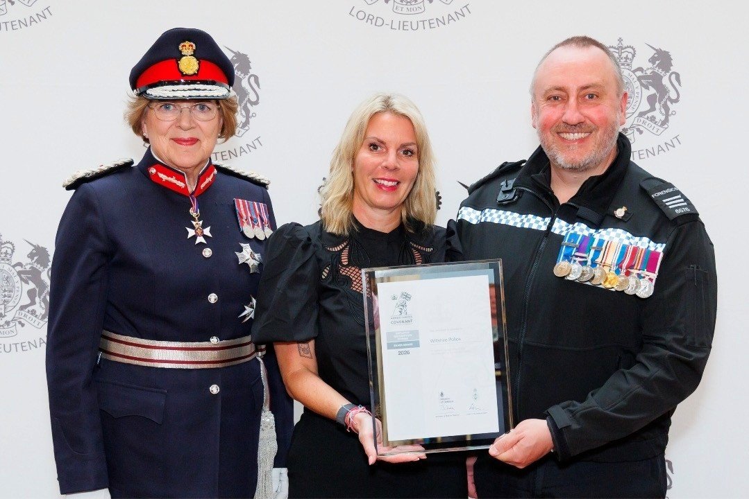 Wiltshire Police proud to receive Defence Employer Recognition Scheme Silver Award