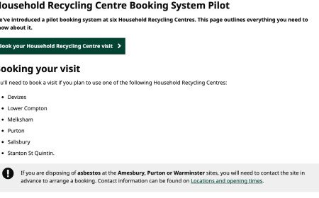 Wiltshire recycling centres